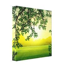 Matin brumeux impressions sur toile