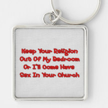 Mating In Your Church Key Chain