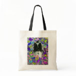 Matisse in Butterflies II - White & Black Papillon Tote Bag