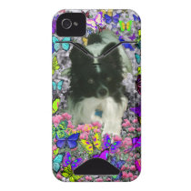 Matisse in Butterflies II - White & Black Papillon Id Iphone 4 Cover