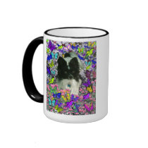 Matisse in Butterflies II - White & Black Papillon Coffee Mugs