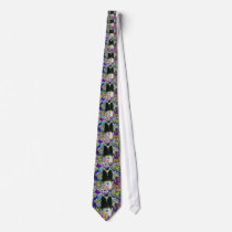 Matisse in Butterflies II - White & Black Papillon Necktie