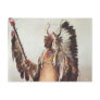 Mato-Tope, A Mandan Chief Portrait by Karl Bodmer Postcard