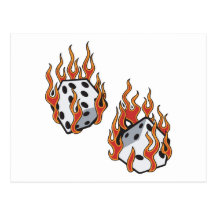 Matrices flamboyantes cartes postales