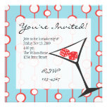 Matrices Martini Invitations Personnalisées