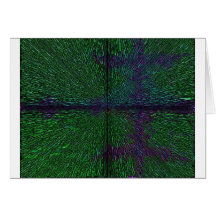 Matrix abstract greeting card