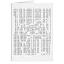 Matrix Pad - Controller Gamer Video Games Gaming Greeting Cards