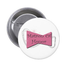 Matron Of Honour Button
