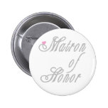 Matron of Honour Classy Greys Buttons