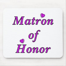 Matron of Honour Simply Love Mouse Pad