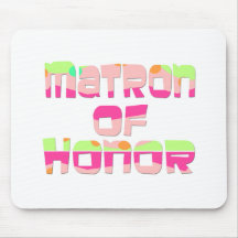Matron of Honour Tees and Gifts Mouse Pads