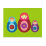 Matryoshka Dolls Post Card