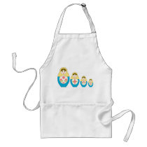 Matryoshka Russian Nesting Dolls Apron