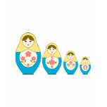 Matryoshka Russian Nesting Dolls t-shirts