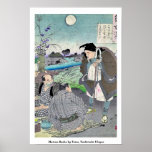 Matsuo Basho by Taiso, Yoshitoshi Ukiyoe Poster