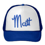 Matt hats