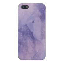 Matte Purple Quartz Crystal IPhone 5 Case