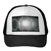 Matter - antimatter collision mesh hat