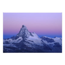 Matterhorn à l'aube, Zermatt, Alpes suisses, Photo Sur Toile
