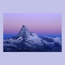 Matterhorn at dawn, Zermatt, Swiss Alps, posters