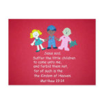 Matthew 19:14 postcards