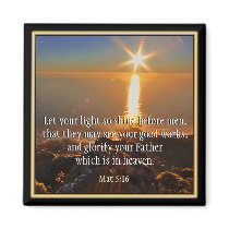 Matthew 5:16 scripture magnet
