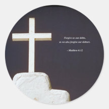 MATTHEW 6:12 Bible Verse Stickers