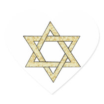 Matzoh Star of David Stickers