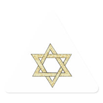 Matzoh Star of David Triangle Stickers