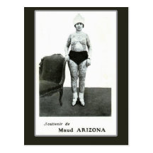 Maud Arizona, Tattooed Wonder Lady Post Card