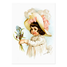 Maud Humphrey: French Child Business Card