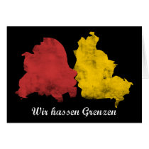 Mauerfall - Wir hassen Grenzen Greeting Cards