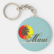 Maui Hawaii Souvenir Keychains
