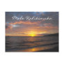 Maui Hawaii Sunset, Mele Kalikimaka, Postcard