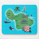 Maui Map Mouse Mats