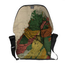 Maui - Vintage Antiquarian Hawaii Survey Map, 1885 Commuter Bag