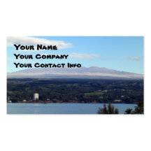 Mauna Kea Business Card Template