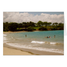 Mauna Kea, Hawaiian Beaches Greeting Card