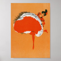 Maurice biais can can illustration poster