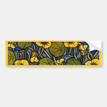 Maurice Pillard ( dit Verneuil ) Floral Art Nouvea Bumper Sticker