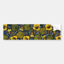 Maurice Pillard ( dit Verneuil ) Floral Art Nouvea Bumper Sticker