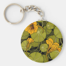 Maurice Pillard ( dit Verneuil ) Floral Art Nouvea Key Chains