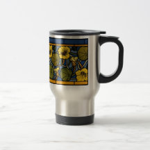 Maurice Pillard ( dit Verneuil ) Floral Art Nouvea Coffee Mug