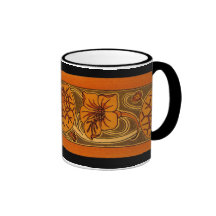 Maurice Pillard ( dit Verneuil ) Floral Art Nouvea Mug