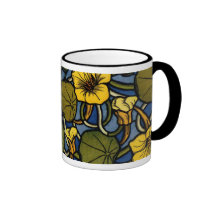 Maurice Pillard ( dit Verneuil ) Floral Art Nouvea Mugs