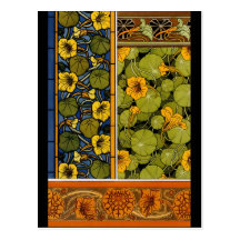 Maurice Pillard ( dit Verneuil ) Floral Art Nouvea Post Card