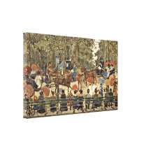 Maurice Prendergast - Central Park New York Canvas Print