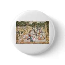 Maurice Prendergast, The Mall, Central Park Pinback Buttons