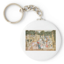 Maurice Prendergast, The Mall, Central Park Key Chain