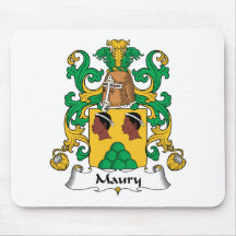 Maury Family Crest Mouse Mat